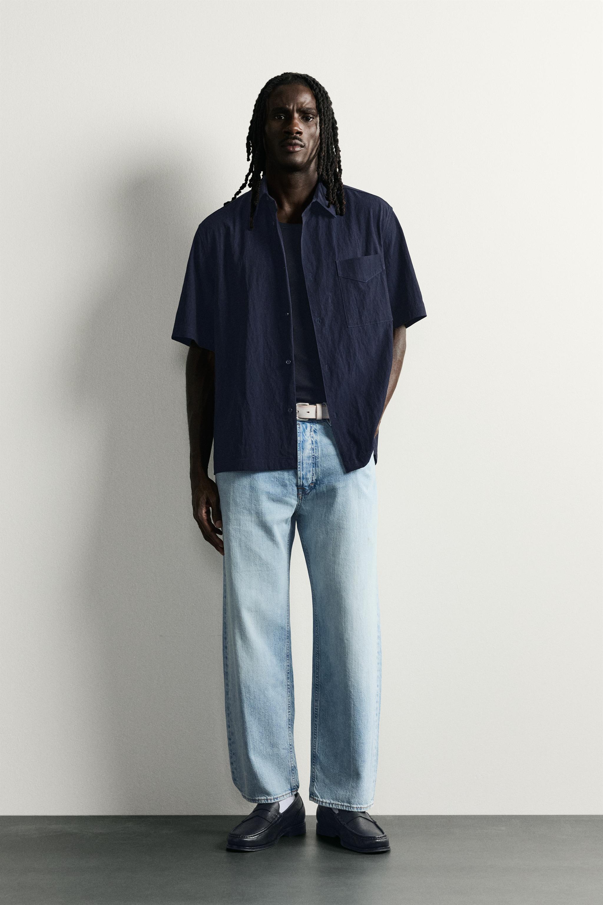 RELAXED FIT FLOWY SHIRT